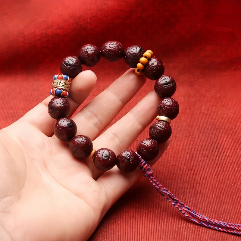 Natural Bodhi Seed Peace Bracelet Natural Bodhi Seed Peace Bracelet