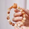 Natural Bodhi Seed Rabbit Peace Bracelet Natural Bodhi Seed Rabbit Peace Bracelet