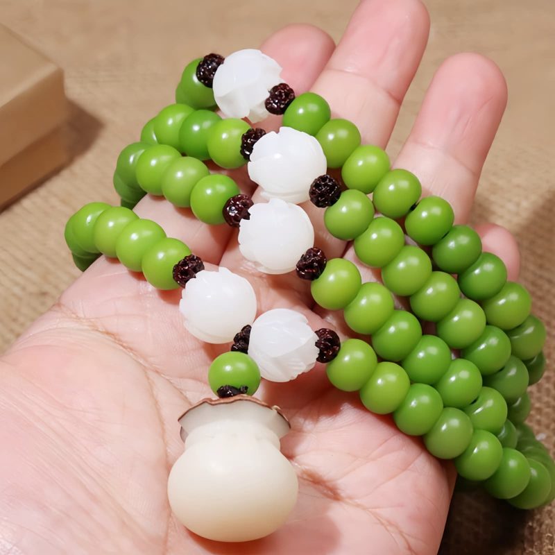 Natural Bodhi Seed 108 Beads Wisdom Bracelet Natural Bodhi Seed 108 Beads Wisdom Bracelet