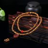 Peach Wood Bodhi Seed Lotus Meditation Bracelet Peach Wood Bodhi Seed Lotus Meditation Bracelet