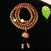 Peach Wood Bodhi Seed Lotus Meditation Bracelet Peach Wood Bodhi Seed Lotus Meditation Bracelet