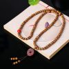 Peach Wood Bodhi Seed Lotus Meditation Bracelet Peach Wood Bodhi Seed Lotus Meditation Bracelet