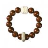 Purple Bodhi Seed Wisdom Bracelet with Dancing Lion Purple Bodhi Seed Wisdom Bracelet with Dancing Lion