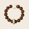 Purple Bodhi Seed Wisdom Bracelet with Dancing Lion Purple Bodhi Seed Wisdom Bracelet with Dancing Lion
