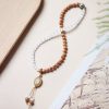 Sandalwood Cat's Eye Dzi Protection Bracelet Sandalwood Cat's Eye Dzi Protection Bracelet