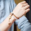 Sandalwood Cat's Eye Dzi Protection Bracelet Sandalwood Cat's Eye Dzi Protection Bracelet