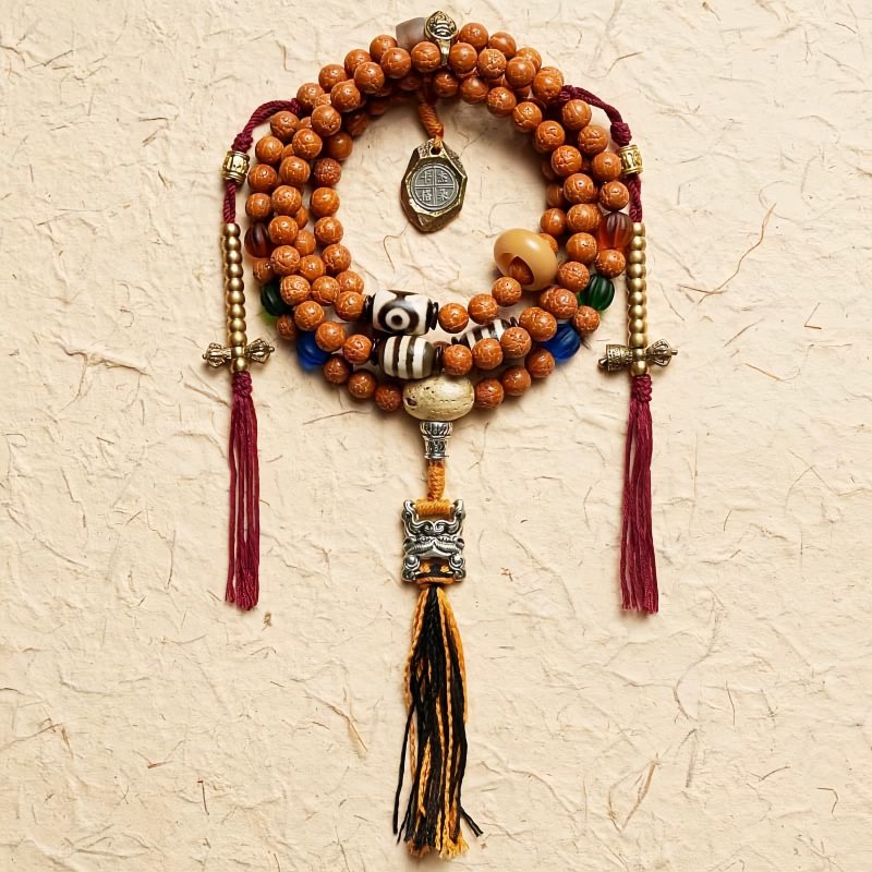 Tibet 108 Mala Bodhi Seed Wisdom Bracelet