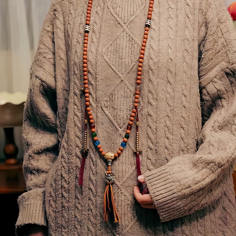 Tibet 108 Mala Bodhi Seed Wisdom Bracelet