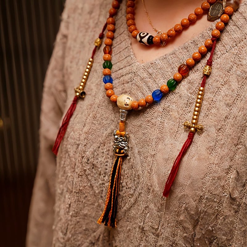 Tibet 108 Mala Bodhi Seed Wisdom Bracelet