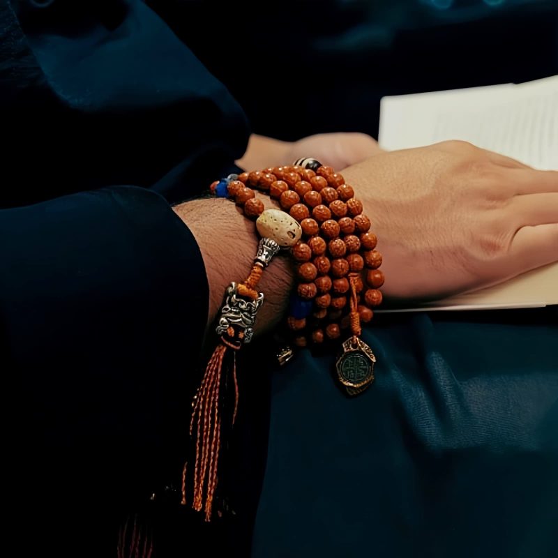 Tibet 108 Mala Bodhi Seed Wisdom Bracelet