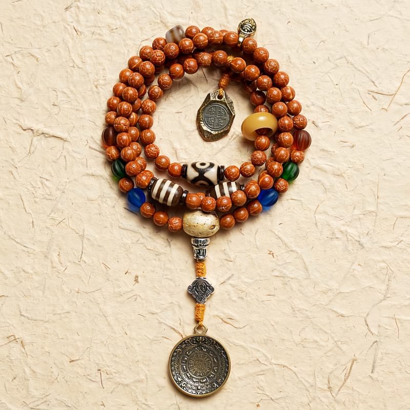 Tibet 108 Mala Bodhi Seed Wisdom Bracelet