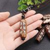 Tibet Dzi Bead Om Mani Padme Hum Avalokitesvara Wealth Necklace Tibet Dzi Bead Om Mani Padme Hum Avalokitesvara Wealth Necklace