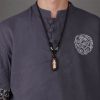 Tibet Dzi Bead Om Mani Padme Hum Avalokitesvara Wealth Necklace Tibet Dzi Bead Om Mani Padme Hum Avalokitesvara Wealth Necklace