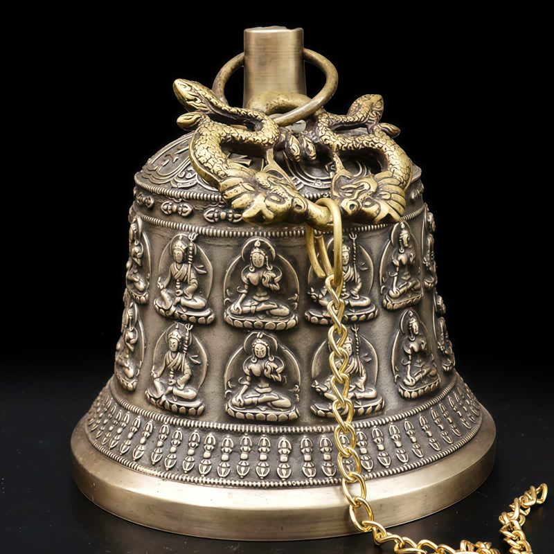 Tibetan Copper Dragon Wind Chime Bell Tibetan Copper Dragon Wind Chime Bell