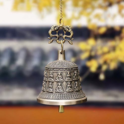 Tibetan Copper Dragon Wind Chime Bell