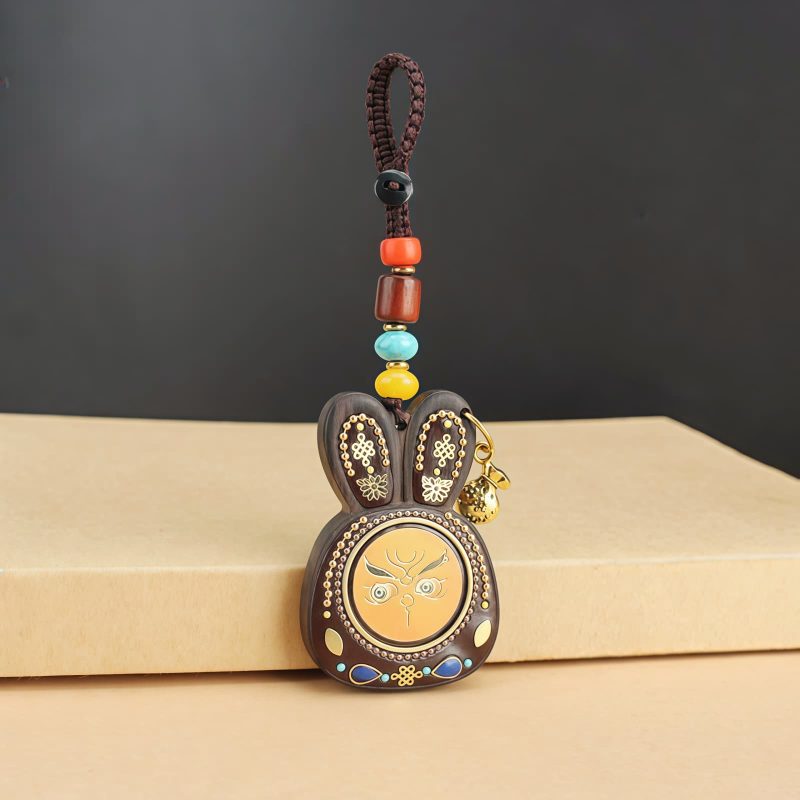 Tibetan Ebony Five God of Wealth Key Chain Tibetan Ebony Five God of Wealth Key Chain
