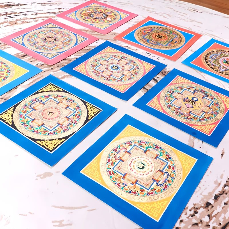 Tibetan Handmade Blessing Thangka Blind Box Tibetan Handmade Blessing Thangka Blind Box
