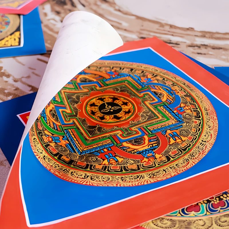 Tibetan Handmade Blessing Thangka Blind Box Tibetan Handmade Blessing Thangka Blind Box
