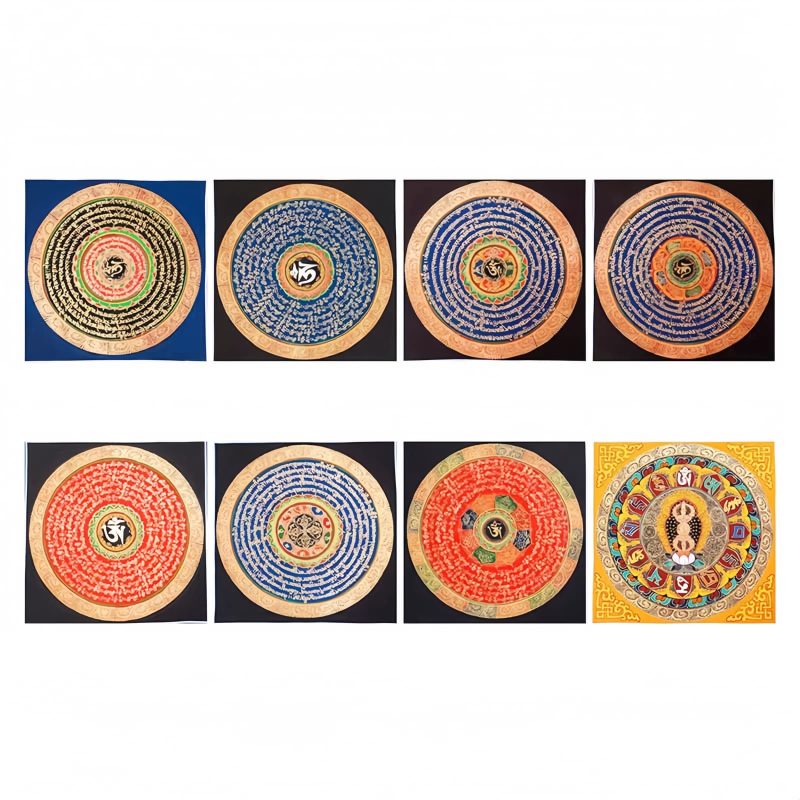 Tibetan Handmade Blessing Thangka Blind Box Tibetan Handmade Blessing Thangka Blind Box