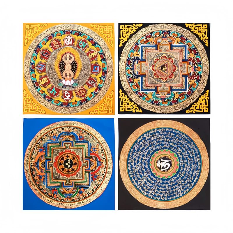Tibetan Handmade Blessing Thangka Blind Box Tibetan Handmade Blessing Thangka Blind Box