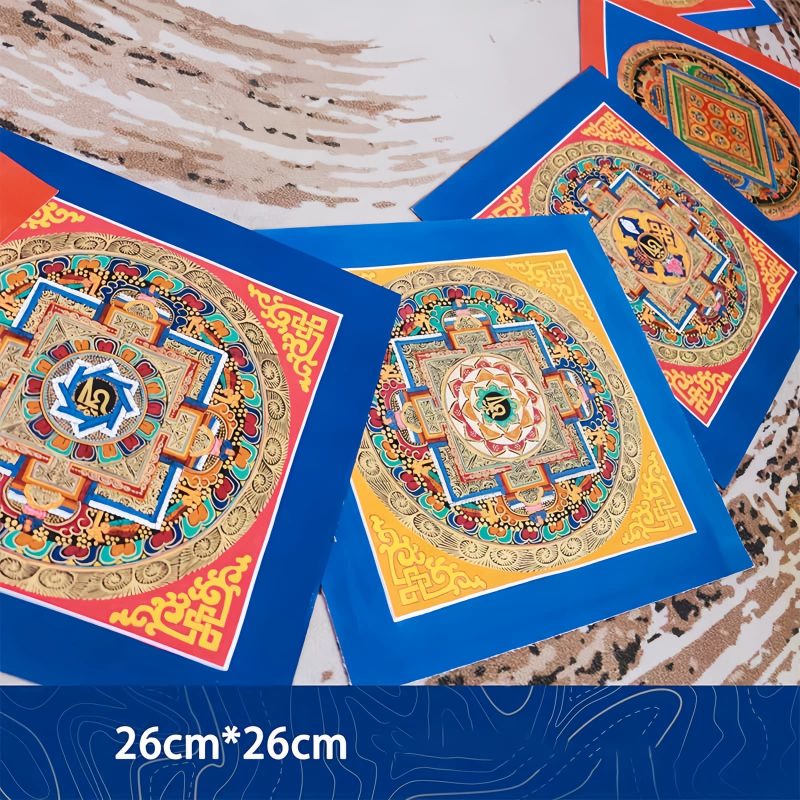 Tibetan Handmade Blessing Thangka Blind Box Tibetan Handmade Blessing Thangka Blind Box
