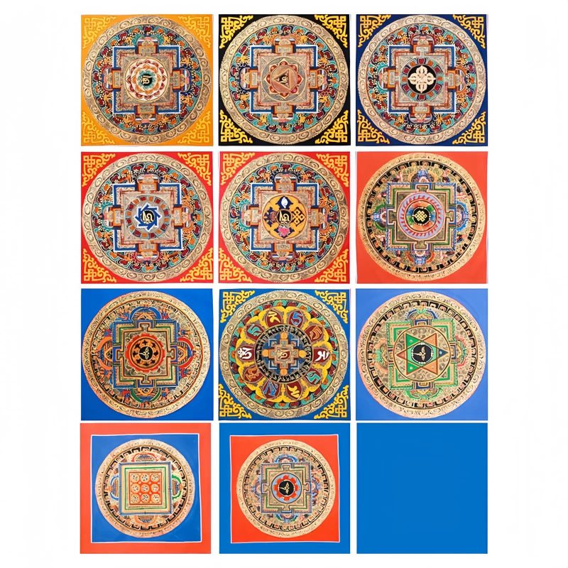 Tibetan Handmade Blessing Thangka Blind Box Tibetan Handmade Blessing Thangka Blind Box
