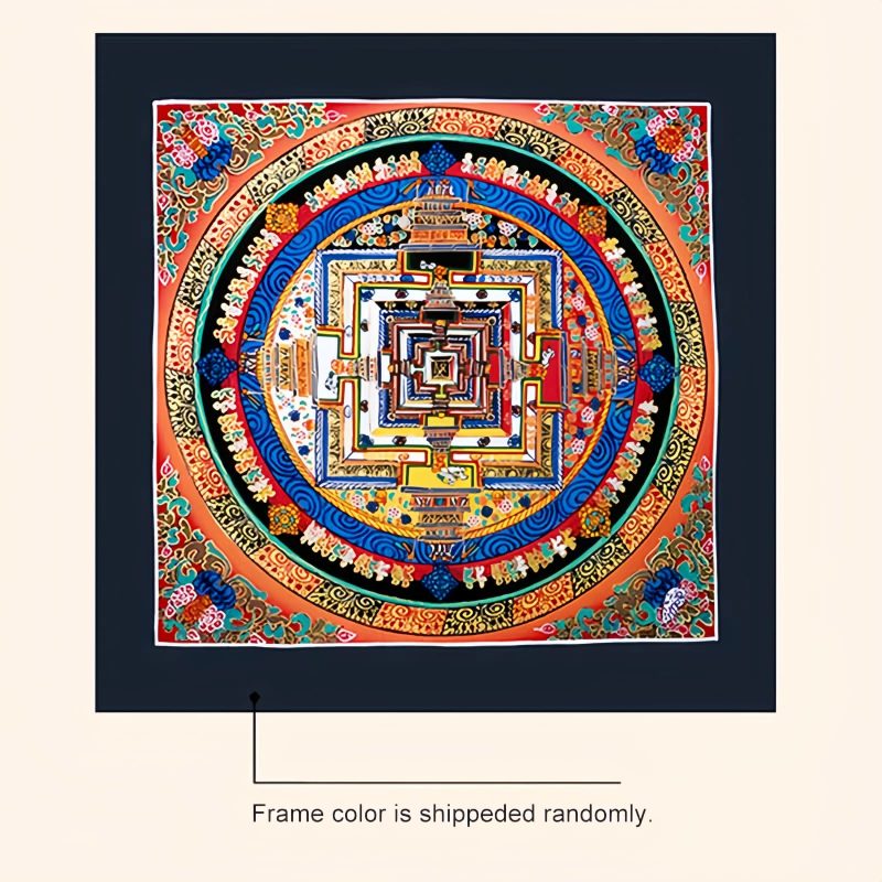 Tibetische Mandala-Thangka Blind Box (Handgefertigt) Tibetan Handmade Mandala Thangka Blind Box