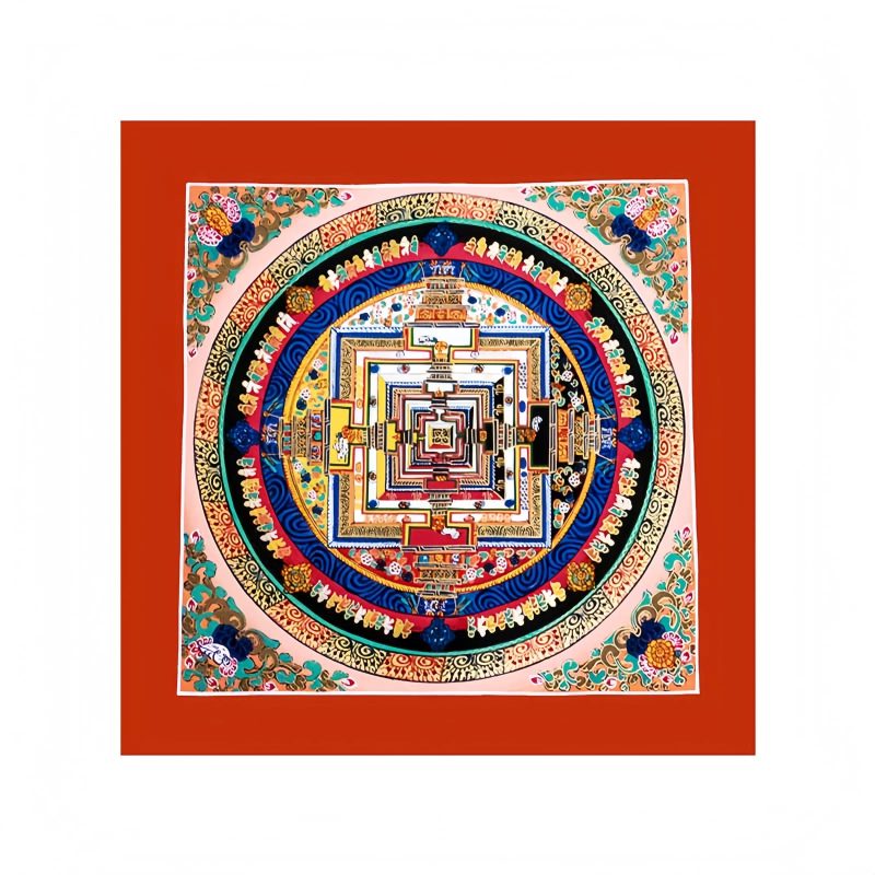 Tibetische Mandala-Thangka Blind Box (Handgefertigt) Tibetan Handmade Mandala Thangka Blind Box