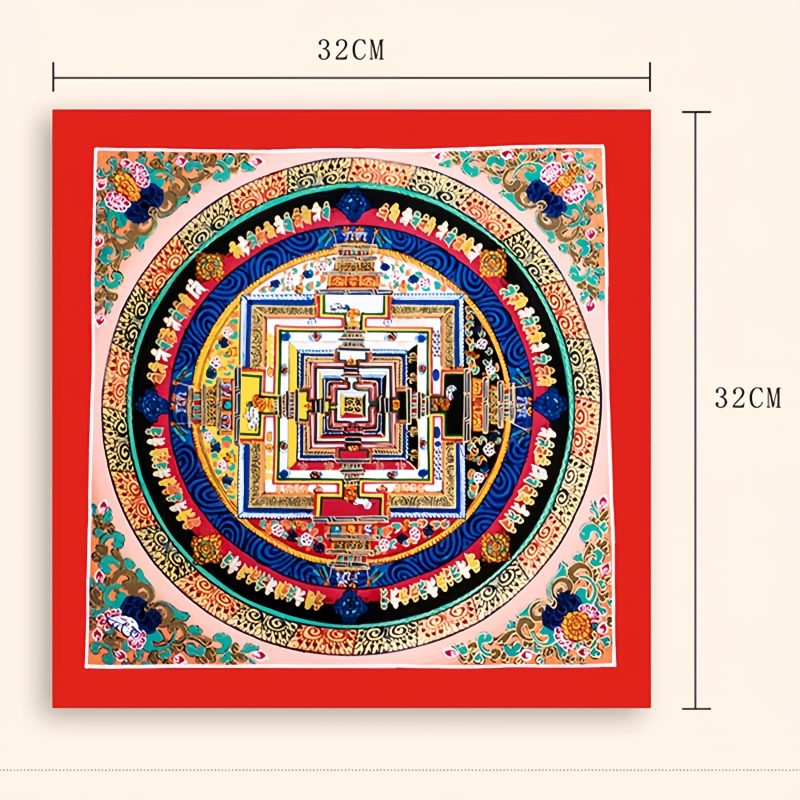 Tibetische Mandala-Thangka Blind Box (Handgefertigt) Tibetan Handmade Mandala Thangka Blind Box