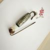 Tibetan Nine-Eye Dzi Bead Bodhi Seed Brooch Tibetan Nine-Eye Dzi Bead Bodhi Seed Brooch