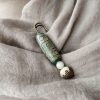 Tibetan Nine-Eye Dzi Bead Bodhi Seed Brooch Tibetan Nine-Eye Dzi Bead Bodhi Seed Brooch