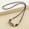 Tibetan Nine-Eye Dzi Bead Protection Necklace Tibetan Nine-Eye Dzi Bead Protection Necklace