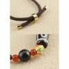 Tibetan Nine-Eye Dzi Bead Protection Necklace Tibetan Nine-Eye Dzi Bead Protection Necklace