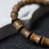 Tibetan Nine-Eye Dzi Bead Sandalwood Peace Bracelet Tibetan Nine-Eye Dzi Bead Sandalwood Peace Bracelet