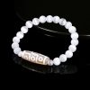 Pulsera Tibetana de Sándalo y Cuenta Dzi de Nueve Ojos para la Abundancia Tibetan Nine-Eye Dzi Bead Sandalwood Wealth Bracelet