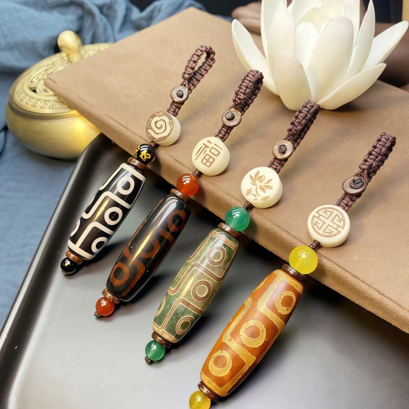 Tibetan Nine-Eye Dzi Bead Wealth Bracelet