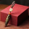 Tibetan Nine-Eye Dzi Bead Wealth Bracelet