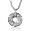 Tibetan Om Mani Padme Hum Peace Necklace Pendant Tibetan Om Mani Padme Hum Peace Necklace Pendant