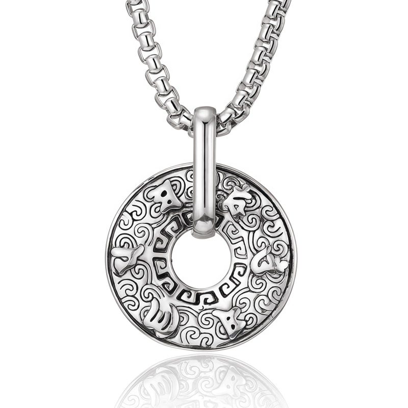 Tibetan Om Mani Padme Hum Peace Necklace Pendant Tibetan Om Mani Padme Hum Peace Necklace Pendant