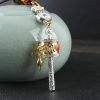 Tibetan Om Mani Padme Hum Prayer Wheel Car Hanging Ornament Tibetan Om Mani Padme Hum Prayer Wheel Car Hanging Ornament