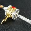 Tibetan Om Mani Padme Hum Prayer Wheel Car Hanging Ornament Tibetan Om Mani Padme Hum Prayer Wheel Car Hanging Ornament