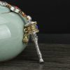 Tibetan Om Mani Padme Hum Prayer Wheel Car Hanging Ornament Tibetan Om Mani Padme Hum Prayer Wheel Car Hanging Ornament