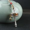 Tibetan Om Mani Padme Hum Prayer Wheel Car Hanging Ornament Tibetan Om Mani Padme Hum Prayer Wheel Car Hanging Ornament
