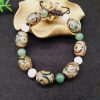 Pulsera Tibetana de Protección con Cuenta Dzi de Tres Ojos Tibetan Three-Eyed Dzi Bead Protection Bracelet