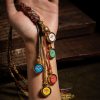 Tibetan Five Gods of Wealth Wall Hanging Decoration Tibetan Five Gods of Wealth Wall Hanging Decoration