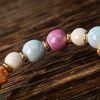 Tibetan Zakiram Goddess of Wealth Liuli Glass Protection Bracelet Tibetan Zakiram Goddess of Wealth Liuli Glass Protection Bracelet