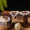 Tibetan Zakiram Goddess of Wealth Liuli Glass Protection Bracelet Tibetan Zakiram Goddess of Wealth Liuli Glass Protection Bracelet