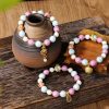 Tibetan Zakiram Goddess of Wealth Liuli Glass Protection Bracelet Tibetan Zakiram Goddess of Wealth Liuli Glass Protection Bracelet