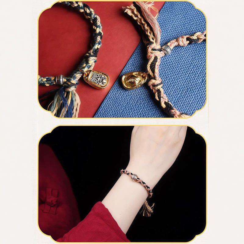 Zakiram Goddess of Wealth Om Mani Padme Hum Bracelet Zakiram Goddess of Wealth Om Mani Padme Hum Bracelet