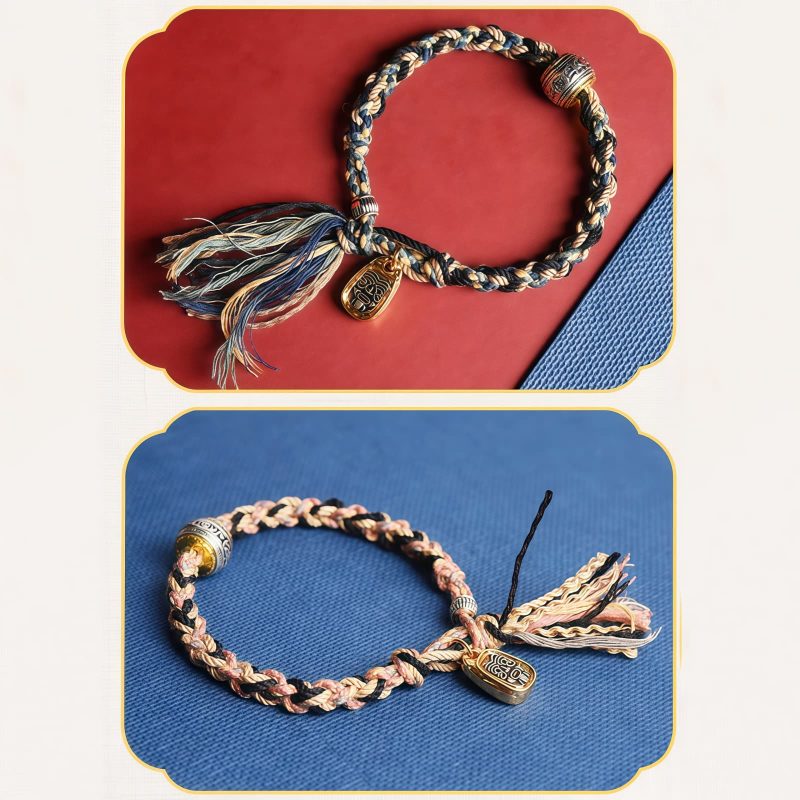 Zakiram Goddess of Wealth Om Mani Padme Hum Bracelet Zakiram Goddess of Wealth Om Mani Padme Hum Bracelet